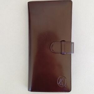 Travel Organizer Ticket Document Holder Synthetic Leather Wallet Cunard Cruise